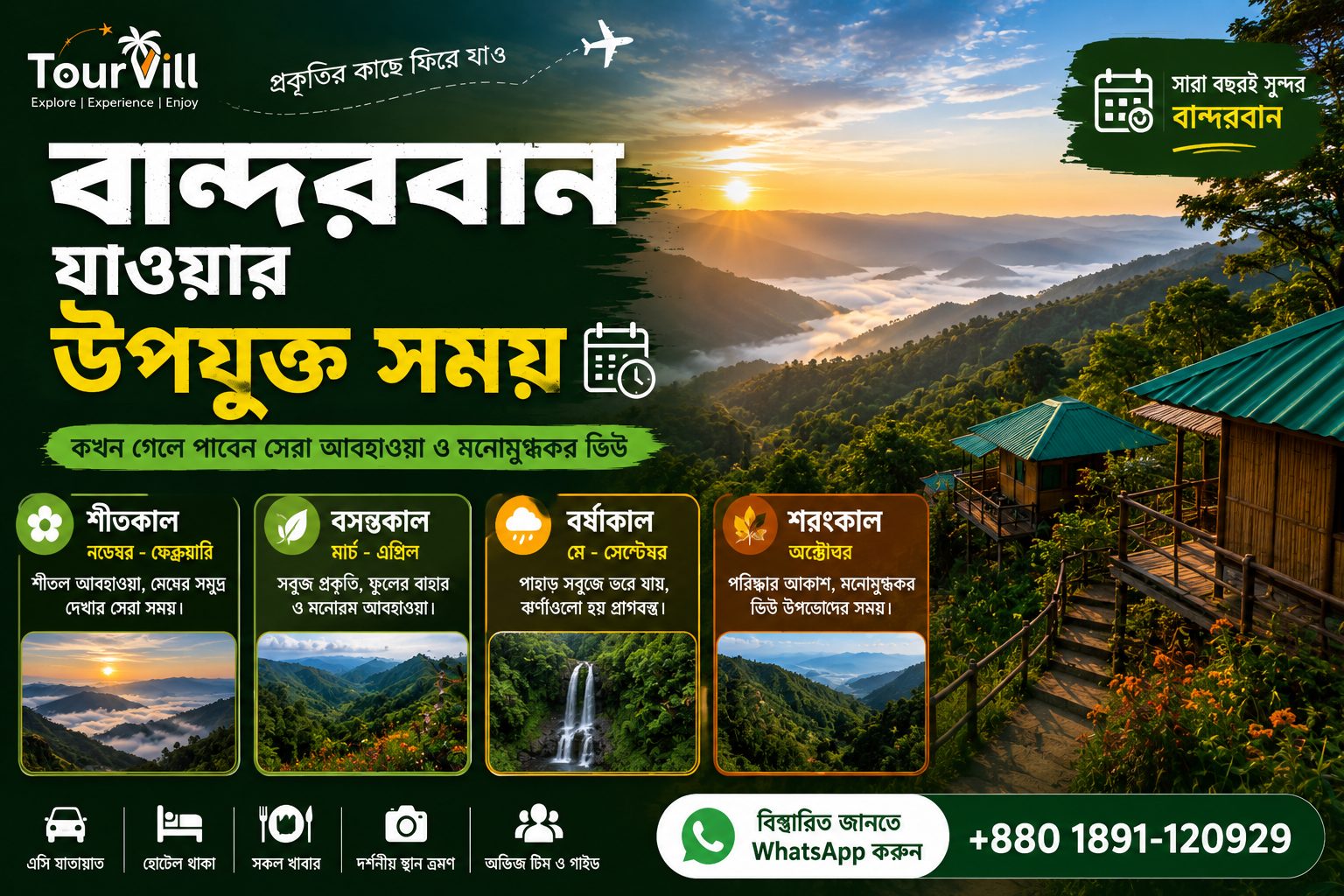 বান্দরবান যাওয়ার সেরা সময়